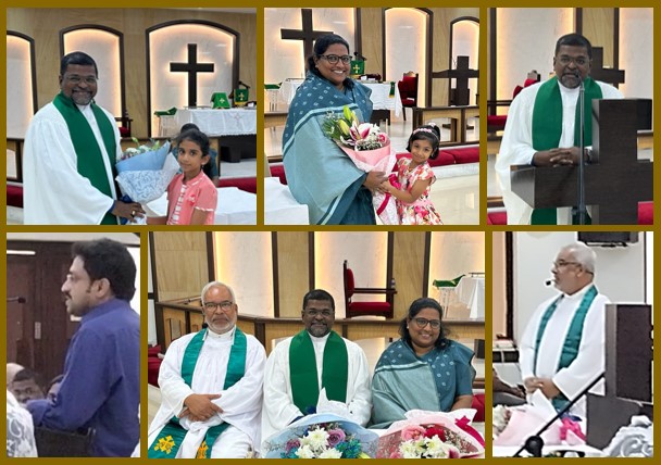 Welcome to Rev. Sunil Raj Philip, the new Vicar of CSI Parish Sharjah